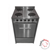 Cocina Eléctrica Semi Industrial 4 Hornallas + Horno