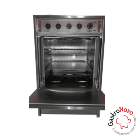 Cocina Eléctrica Semi Industrial 4 Hornallas + Horno - Imagen 2