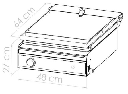 Grill Prensa Grande Doble Contacto 40×40 - Imagen 3