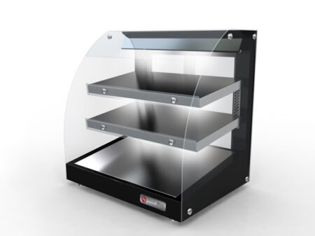 Mantenedor Exhibidor Warmers de 3 Niveles Curvo 70 Cm