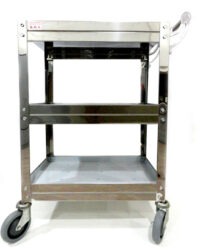 Carro De Servicios Gastronómicos 3 Estantes C/freno 90 x 40
