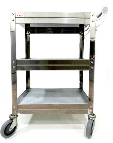Carro De Servicios Gastronómicos 3 Estantes C/freno 90 x 40
