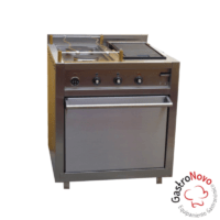 Cocina Electrica De Dos Hornallas, Plancha Bifera Y  Un Horno