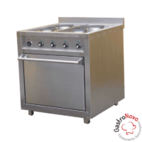 Cocina Eléctrica De Cuatro Hornallas y Un Horno