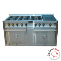 Cocina a Gas de 6 Hornalla y 2 Hornos