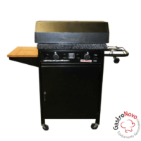 Parrilla Con Tapa Y Mueble 60×45 A Gas Lourdes -Modelo Full-