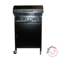 Parrilla Con Tapa Y Mueble 60×45 A Gas Lourdes