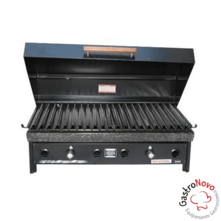 Parrilla Con Tapa 80×45 A Gas Lourdes - Imagen 2