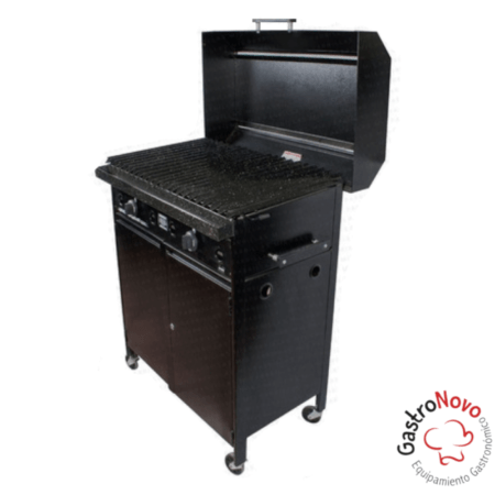 Parrilla Con Tapa Y Mueble 80x45 A Gas Lourdes - Imagen 3