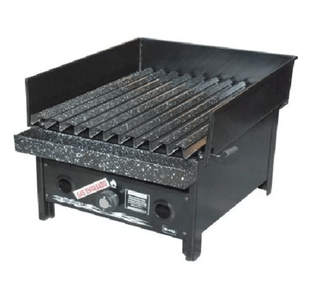 Parrilla A Gas 40 X 45 Enlozada Con Faldon - Imagen 2
