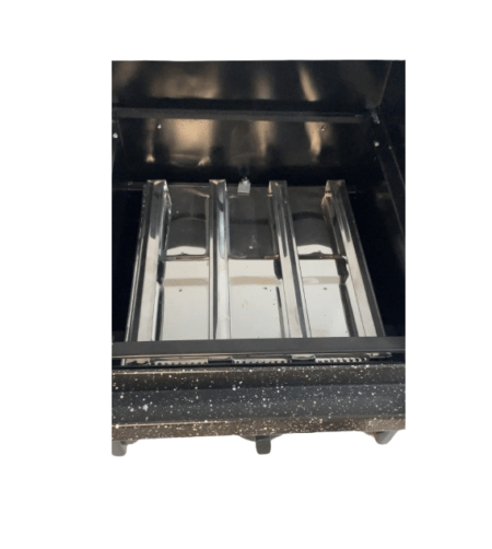 Parrilla A Gas 40 X 45 Enlozada Con Faldon - Imagen 4