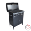 Parrilla Con Tapa Y Mueble 80x45 A Gas Lourdes