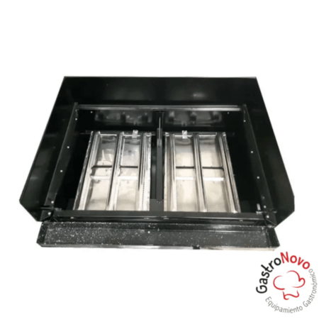 Parrilla A Gas 60 X 45 Enlozada Con Faldon - Imagen 4