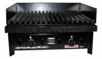 Parrilla A Gas 60 X 45 Enlozada Con Faldon
