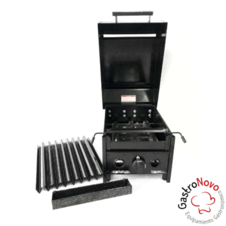 Parrilla Con Tapa 30×45 A Gas Lourdes - Imagen 10