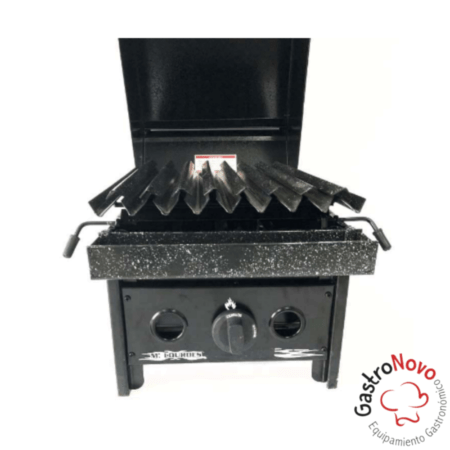 Parrilla Con Tapa 30×45 A Gas Lourdes - Imagen 5