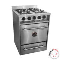 Cocina Industrial Kokken 60x62 cm Con Puerta Ciega Y Parrilla