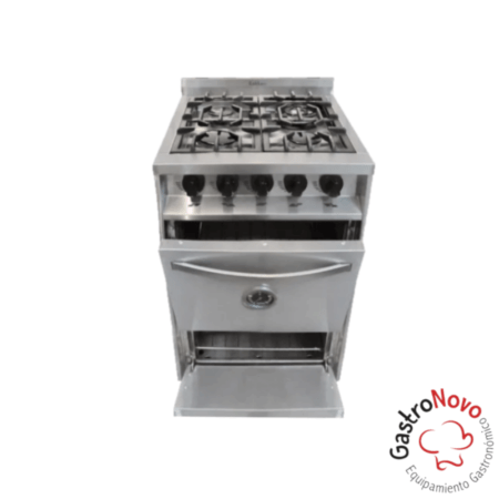 Cocina Industrial Kokken 55x62 con Puerta Ciega y Parrilla - Imagen 3
