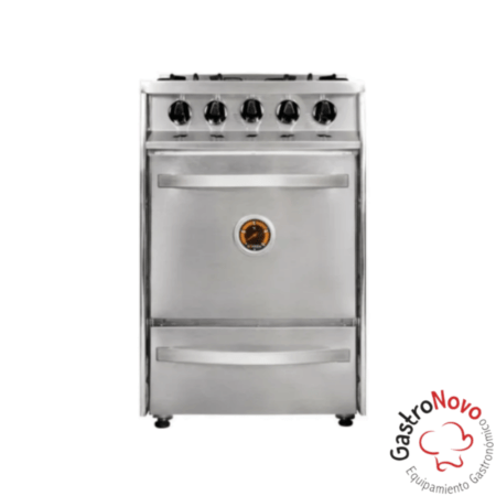 Cocina Industrial Kokken 55x62 con Puerta Ciega y Parrilla - Imagen 2