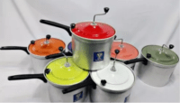 Pochoclera Olla Aluminio Hogareña para Pochoclos Pop Corn