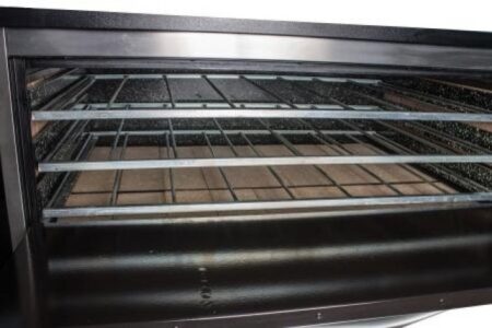 Horno Pizzero- Rotisero 6 Moldes Acero Inox. Marca Depaolo - Imagen 4