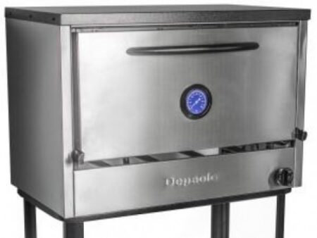 Horno Pizzero- Rotisero 6 Moldes Acero Inox. Marca Depaolo
