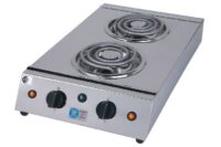 Anafe Doble Electrico Anion 2 Hornallas Industrial Acero/ Horizontal o Vertical