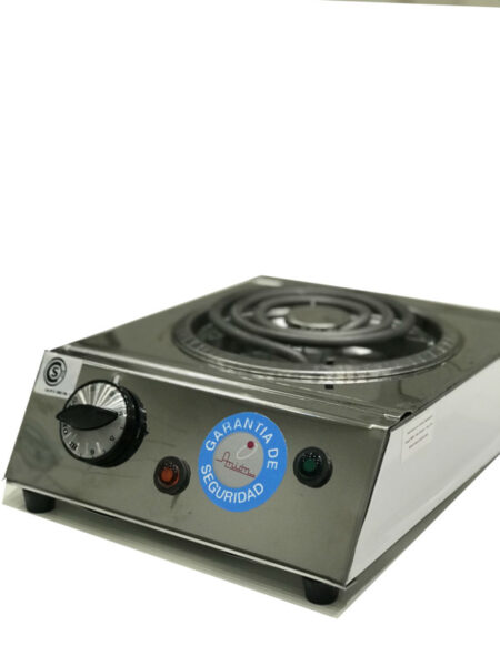 Anafe Simple Electrico Anion 1 Hornalla Industrial Acero - Imagen 2