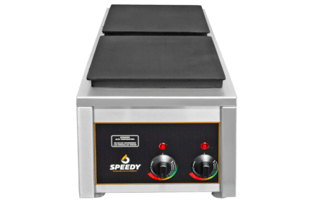 Anafe Industrial Eléctrico Dos Hornallas 2,5 KW 380V