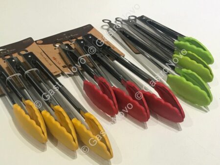 Pinza Acero Inoxidable con Mango de Silicona – 29.5CM - Imagen 4