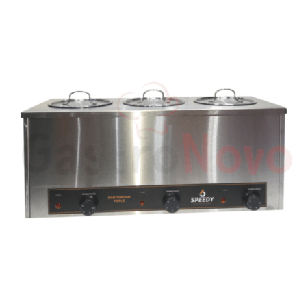 Mantenedor de salsa Capacidad 3 recipientes 4L c/u - Imagen 3