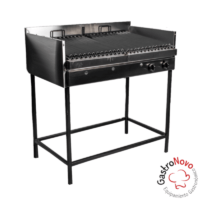 Parrilla Con Base A Gas 1.00 Mts Depaolo