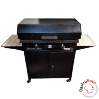 Parrilla Con Tapa Y Mueble 80×45 A Gas Lourdes -Modelo Full-