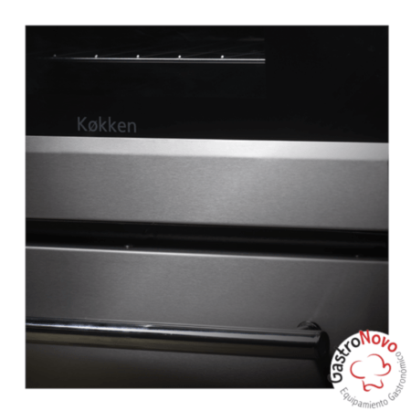 Cocina Industrial Kokken 55×62 con Puerta de Vidrio y Termostato - Imagen 4