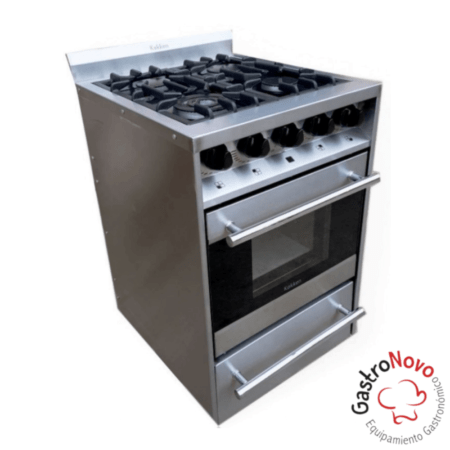 Cocina Industrial Kokken 55×62 con Puerta de Vidrio y Termostato - Imagen 2