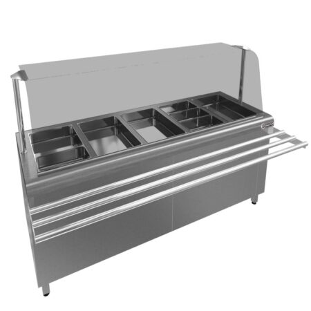 Salad Bar Autoservicio 5 Bandejas Gn 1:1 O 10 Band. Gn 1:2