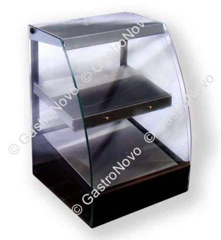 Mantenedor Exhibidor Warmers de 2 Niveles Curvo 40 Cm SIN VIDRIO FRONTAL - Imagen 2