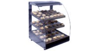 Mantenedor Exhibidor Warmers de 3 Niveles Curvo 70 Cm SIN VIDRIO FRONTAL