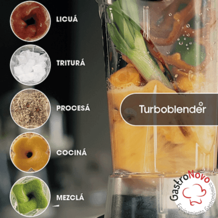 Licuadora TurboBlender TB 76 2lts Negro - Imagen 5