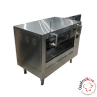 Horno Spiedo Eléctrico para 12 Pollos Acero Inoxidable