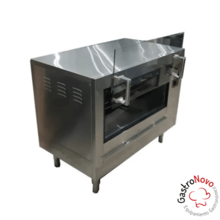 Horno Spiedo Eléctrico para 12 Pollos Acero Inoxidable