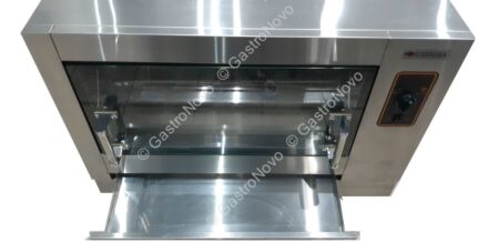 Horno Spiedo Eléctrico para 12 Pollos Acero Inoxidable - Imagen 2