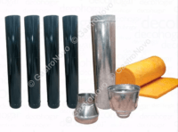 Kit Basico de Techo Acero Inox 6" Tromen