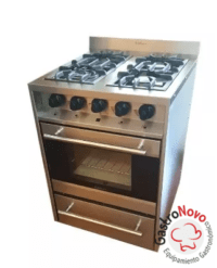 Cocina Industrial Kokken 60×62 Con Puerta De Vidrio Y Termos
