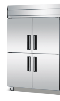 Freezer Vertical 4 Puertas Ciego Italy 1000 Lts Frio Forzado 1250x750x2000
