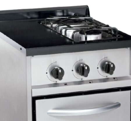 Cocina de Dos Hornallas con Mesada Reja Fundición Depaolo - Imagen 5