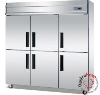 Freezer Vertical 6 Puertas Ciego Italy 1600 Lts Frio Estatico 1880x750x1920