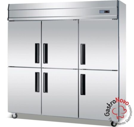 Freezer Vertical 6 Puertas Ciego Italy 1600 Lts Frio Estatico 1880x750x1920