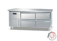 Heladera Mostrador Bajo Mesada 1800x760x800 – 4 Puertas Frio Estatico