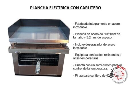 Tostadora Carlitero Lomitero Eléctrica Con Plancha Superior - Imagen 2